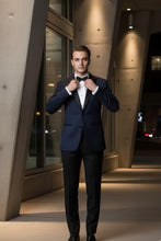 "Vermont" Midnight Blue Tuxedo Jacket-0