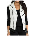 Women’s Motorcycle Fashion Leather Vest