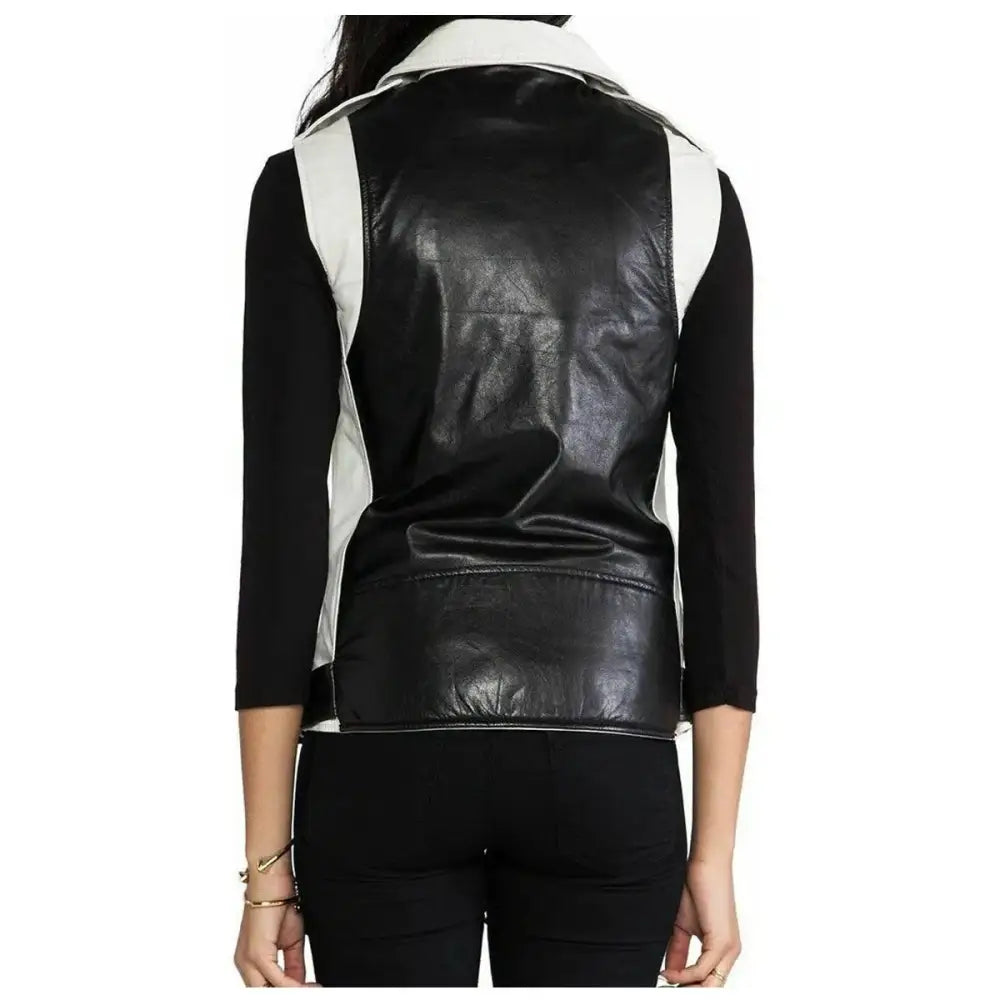 Women’s Motorcycle Fashion Leather Vest