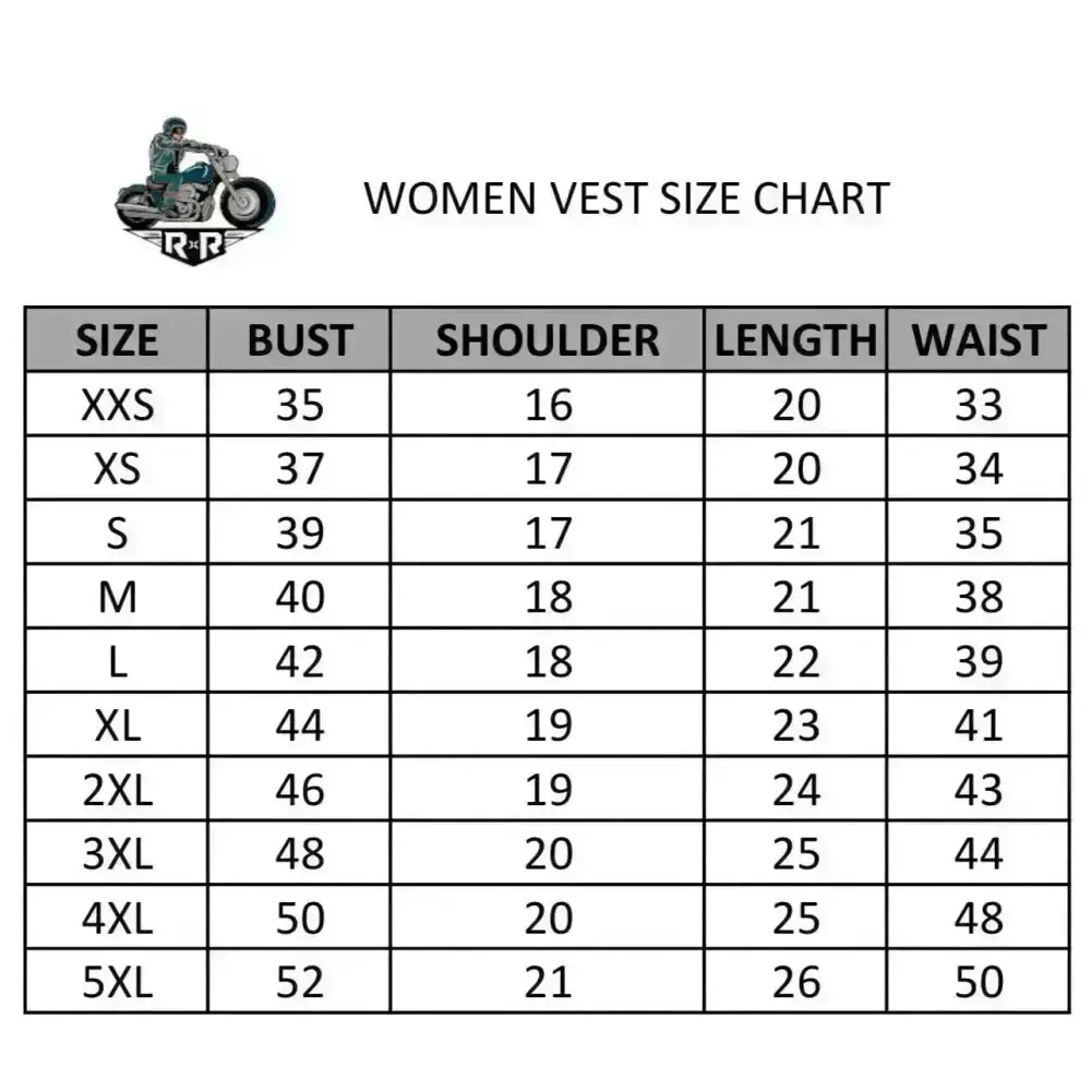 Women’s Motorcycle Fashion Leather Vest